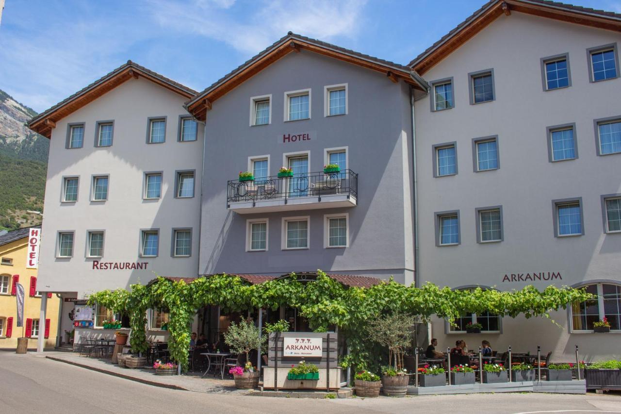 Hotel Arkanum Salgesch Exterior foto